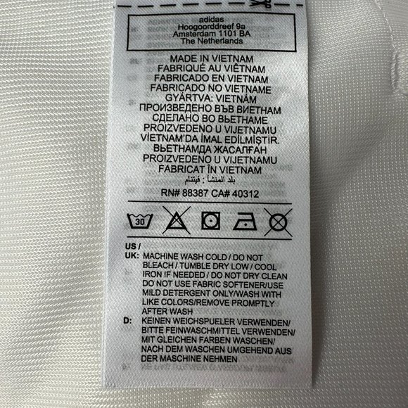 adidas Women's Primegreen 5" Core Solid Chino‎ Stretch Golf Short, White - Picture 9 of 14